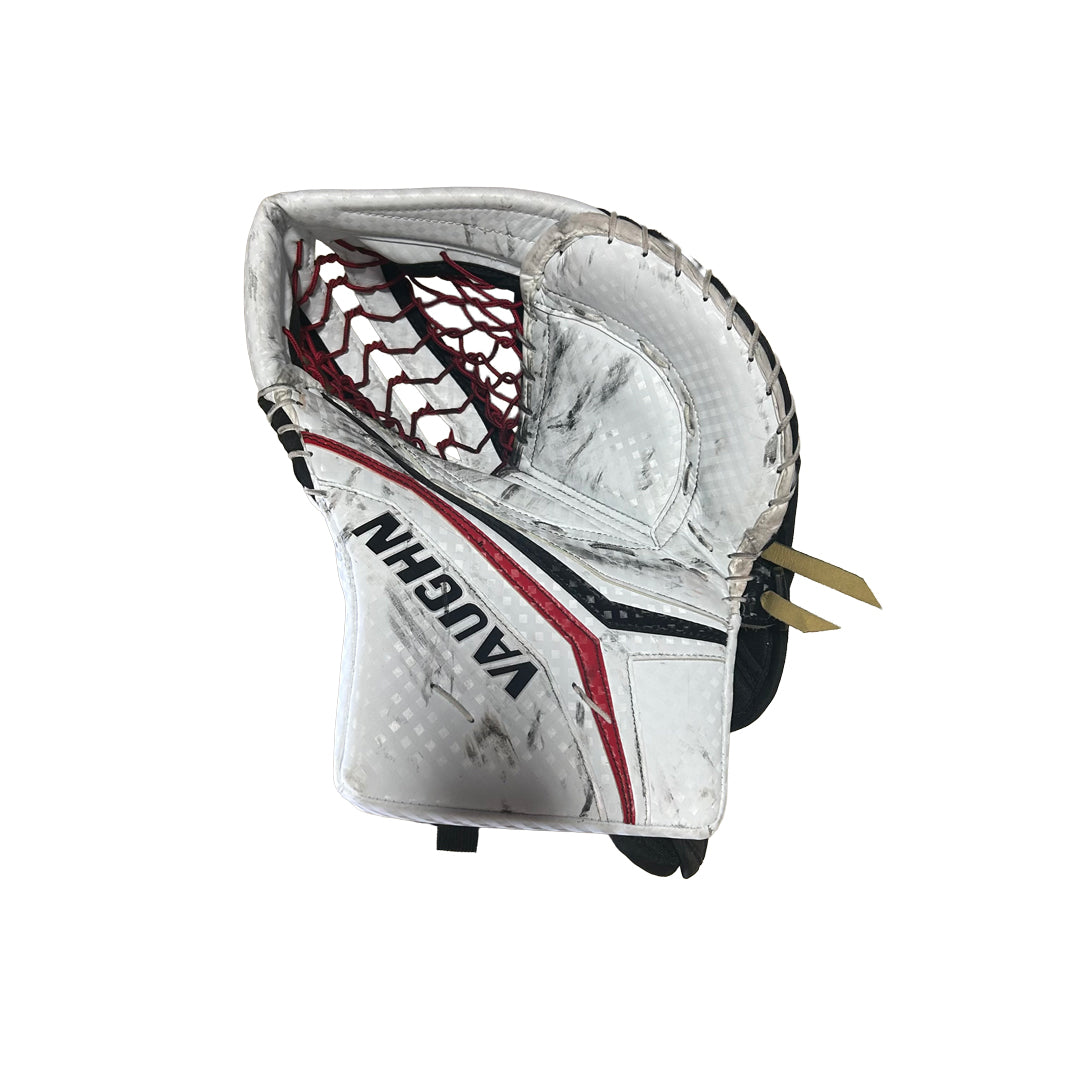 Vaughn Velocity V10 - Used Pro Stock Goalie Full Set (White/Red/Black)